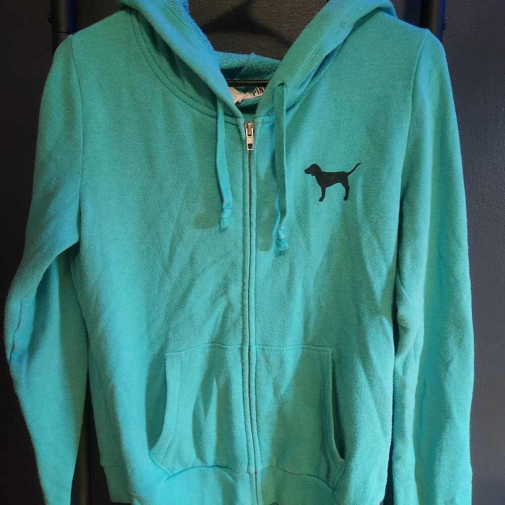 Pink Victoria's Secret Zip Up Hoodie